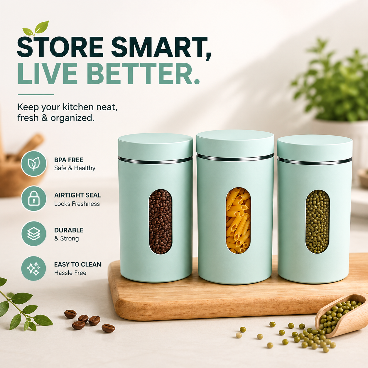 Modern Airtight Kitchen Storage Container