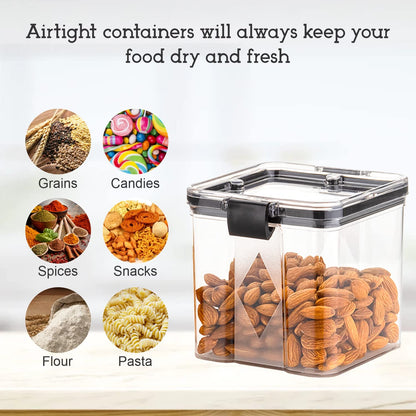 Airtight Food Storage Containers Leakproof Kitchen Organizer