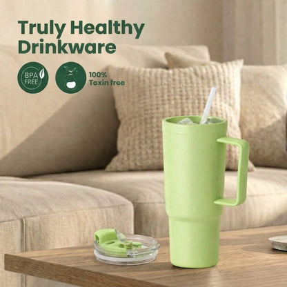 tumbler with straw leakproof travel mug office & travel