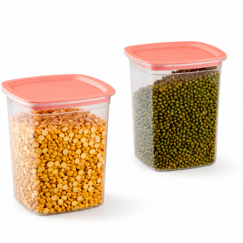 Plastic Kitchen Storage Containers Set with Airtight Lids