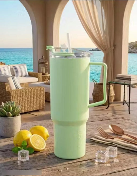 tumbler with straw leakproof travel mug office & travel