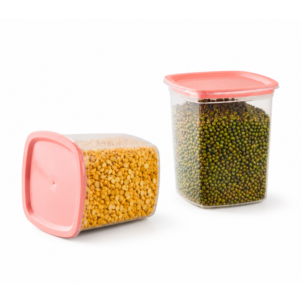 Plastic Kitchen Storage Containers Set with Airtight Lids